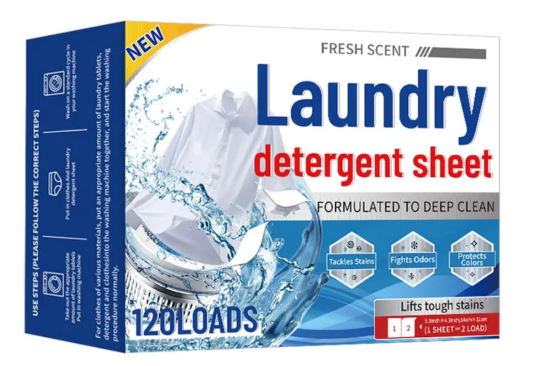 Laundry Detergent Sheets & Fabric Softener Sheets – Scented Washing Sheets, Dryer Sheets for Freshness, Complete Laundry Care Collection